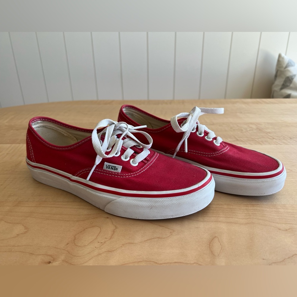 Vans Red Authentic Shoe